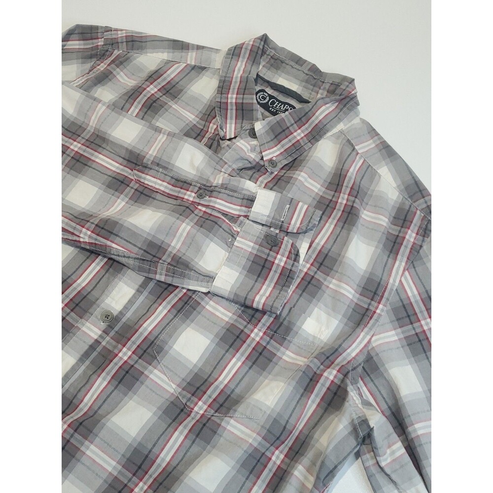 Chaps By Ralph Lauren Men's Long Sleeve Button Up Dress Shirt, Medium